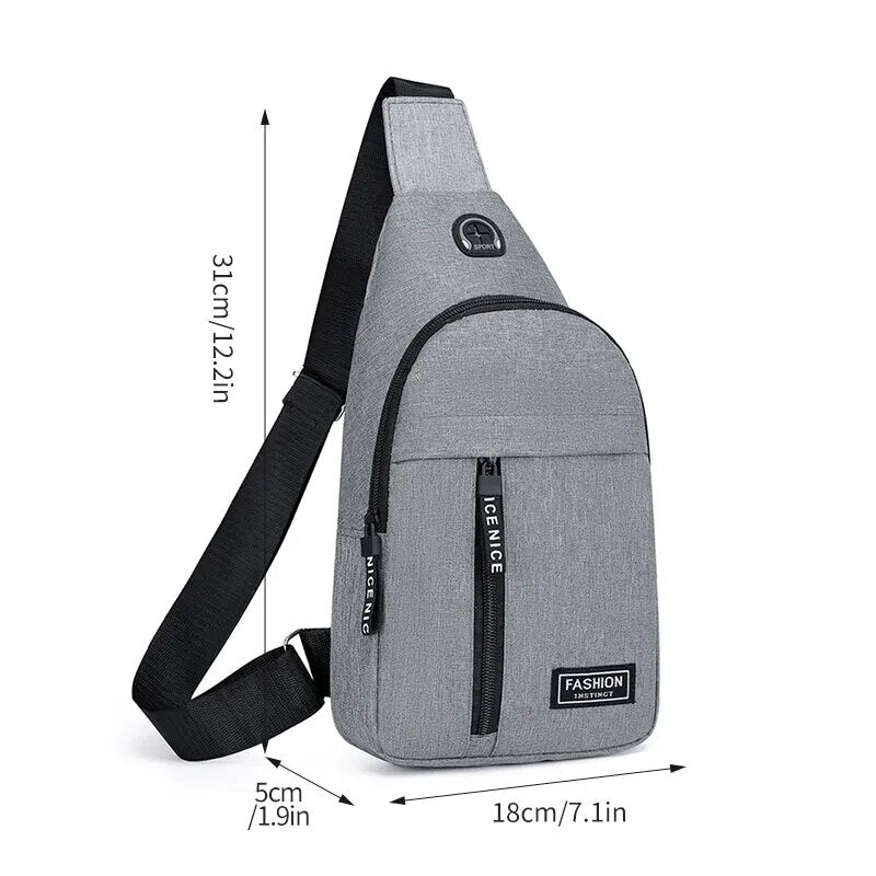 Sac bandouliere homme Fashion Instinct dimensions