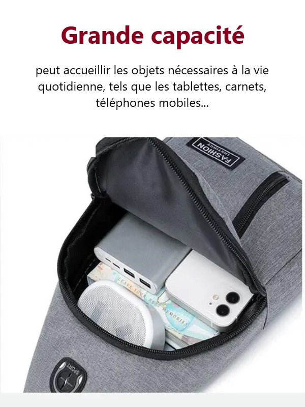 Sac bandoulière homme Fashion Instinct